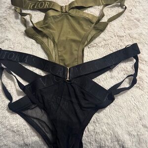 Victoria's Secret Olive Strappy Lingerie